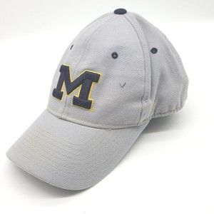 Embroidered M Michigan  Zephyr 7 1/8 Grey hat